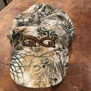 NWOT Camo Baseball Cap with GG Embroidered Logo - Green, Tan, Cream